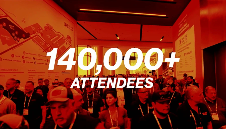 140,000+ attendees at CONEXPO-CON/AGG 2026
