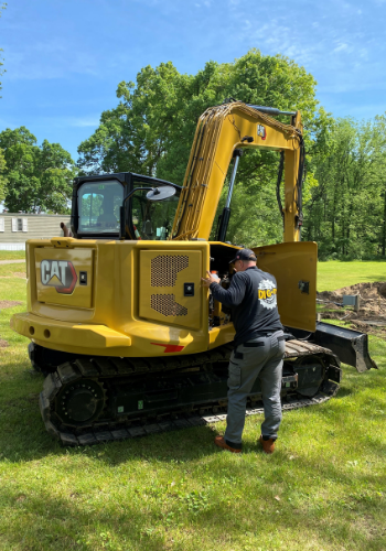 cat excavator